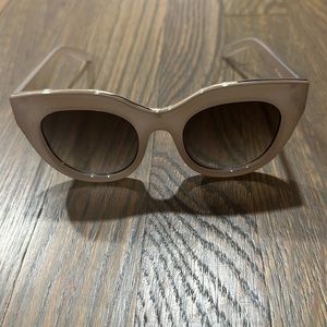 Le Specs air heart oatmeal sunglasses